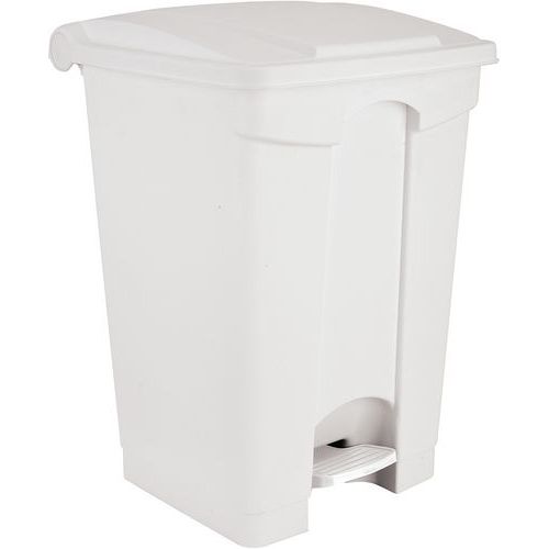 Contenitore a pedale bianco 45 lt,