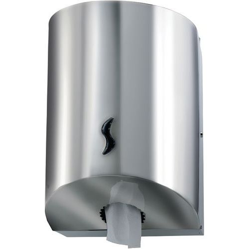 Distributore carta a srotolamento centrale Brinox- inox AISI304,
