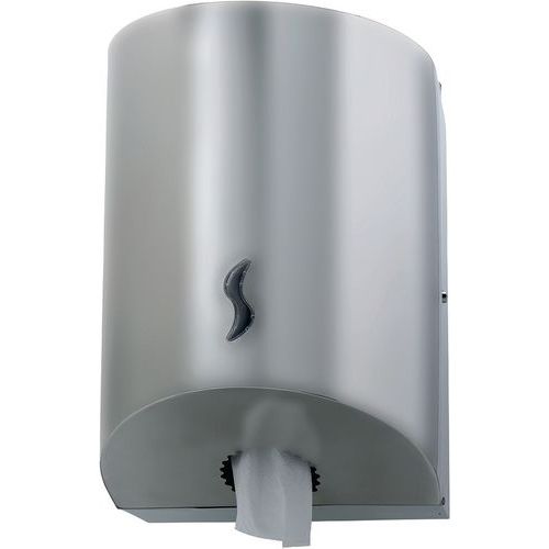 Distributore carta a srotolamento centrale Brinox- inox AISI201,