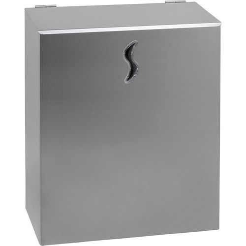 Pattumiera murale inox AISI 304,