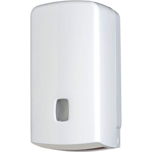 Distributore di carta igienica interfogliata 500 fogli o rotolo doppio,