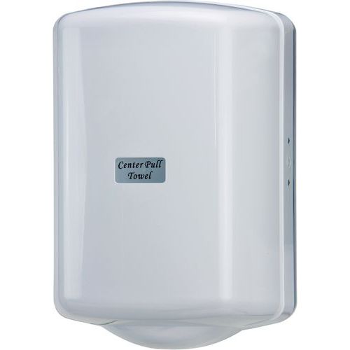 Distributore di carta a srotolamento centrale - ABS bianco,