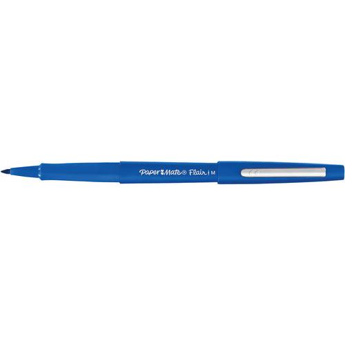Pennarello Paper Mate Flair blu formato economico 30+6,