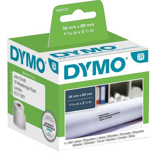 Etichette per indirizzo autoadesive 36x89mm - Dymo,