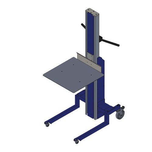 Sollevatore EVO80M con piano di alluminio,