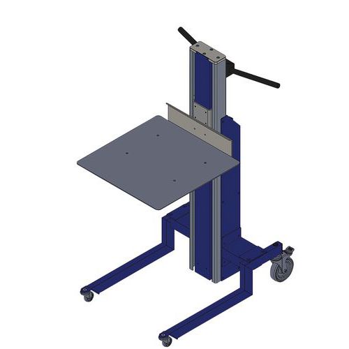 Sollevatore EVO80S con piano di alluminio,