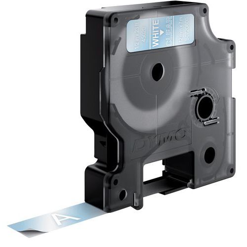 Etichette standard D1-12 mm x 7 m 12 x 7mm - Dymo,