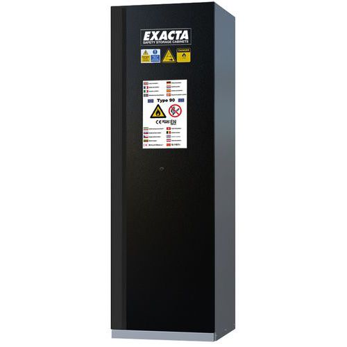 Armadio CF90 1 porta nera L600 - Exacta,