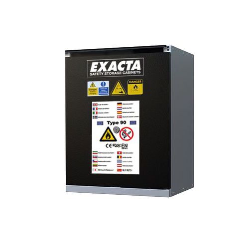 Armadio basso CF90 1 porta nera,