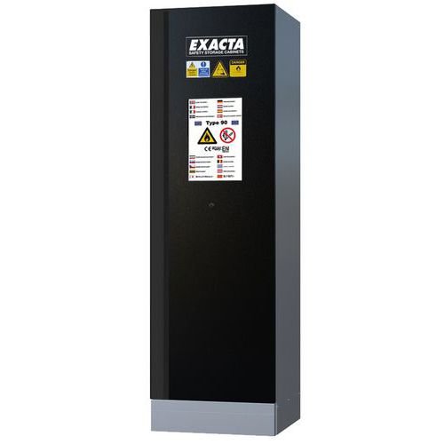 Armadio CF90 L600 porta nera base+estintore,