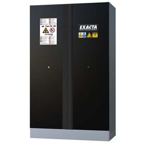 Armadio CF90 L1200 porte nere base+estintore,