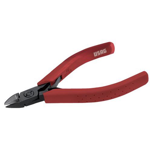 Tronchese con testa allungata a tagliente raso,