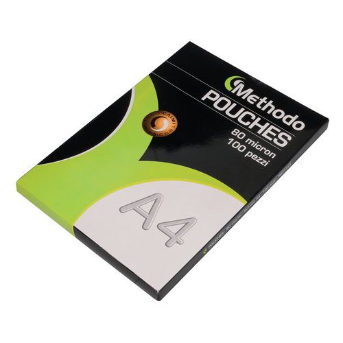 Pouches A4 216x303 mm. 80 micro - conf. 100 pz.,