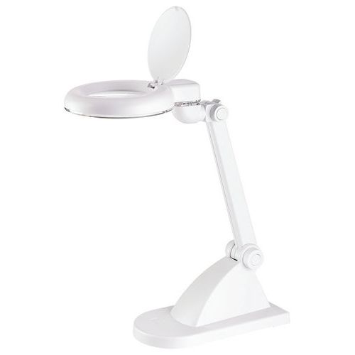 Lampada da scrivania con lente,