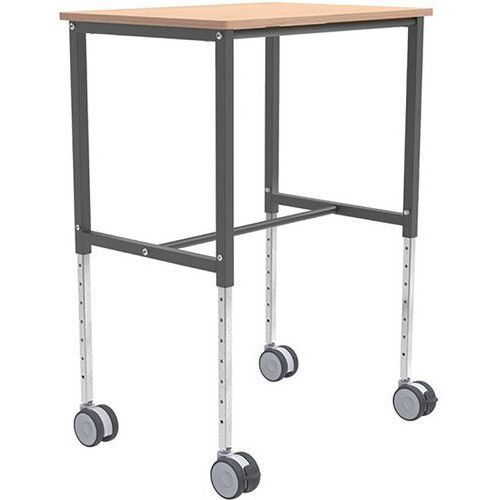 Carrello con ripiano per scrivere 800x570x720 - Kongamek,