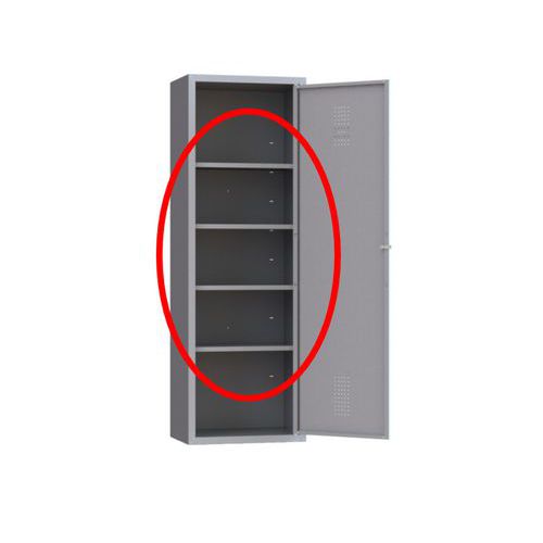 Kit ripiani aggiuntivi regolabili,