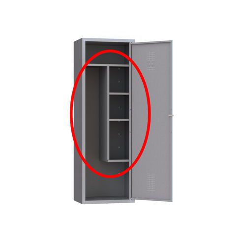 Kit allestimento porta scope,