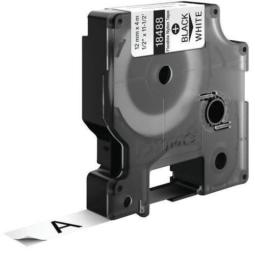 Etichette in nylon flessibile 12mmx3,5mm - Dymo Rhino,