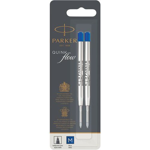 Refill penna a sfera QuinkFlow punta media blu lotto di 2,