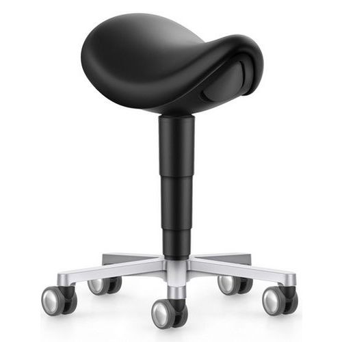 Sgabello Selle Bimos con rotelle,