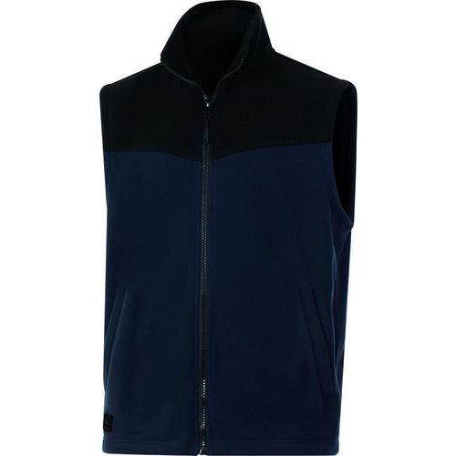 Gilet in pile senza maniche - GILLI Blu marina-Nero S,