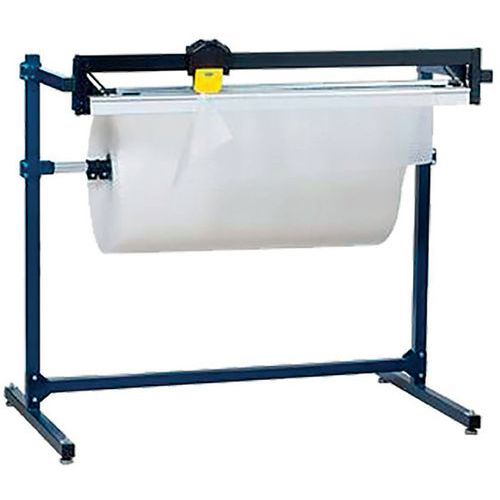 Svolgitore con taglierina carta e film a bolle lungh 1080mm,