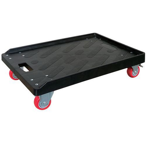 Pianale con bordi 300 kg in polipropilene,