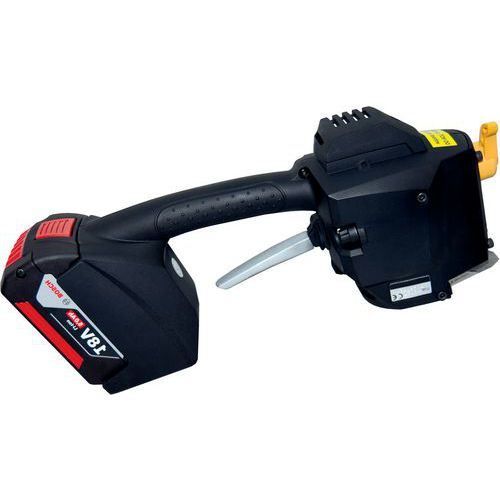 Saldatrice a batteria per regge in plastica,