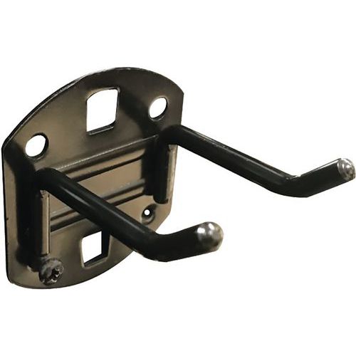 Gancio lungo per pannello porta-utensili,