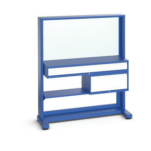 Pos fissa pannello+cassetto+cassettiera L1600x P600xA1820 mm,