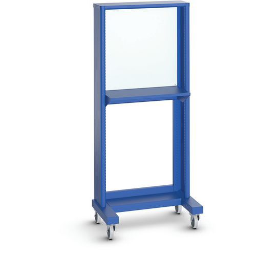 Postazione mobile ripiano+pannello L860xP600xA1820 mm,