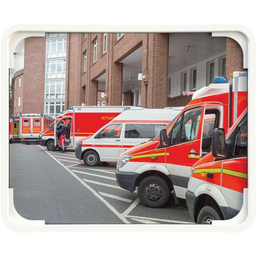 specchio universale 80x100 cm eco per esterni e interni,