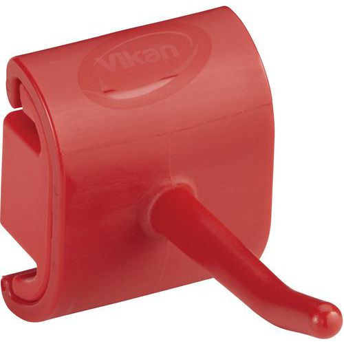 Supporto a parete ambienti sanitari-Gancio sing-4,15cm-Rosso,