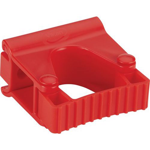 Supporto a parete ambienti sanit-Clip Grip-8,3cm-Rosso,