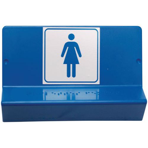 Segnaletica braille - WC donne,