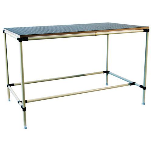 Banco da lavoro con piano in MDF  - L1600 P800 H850,