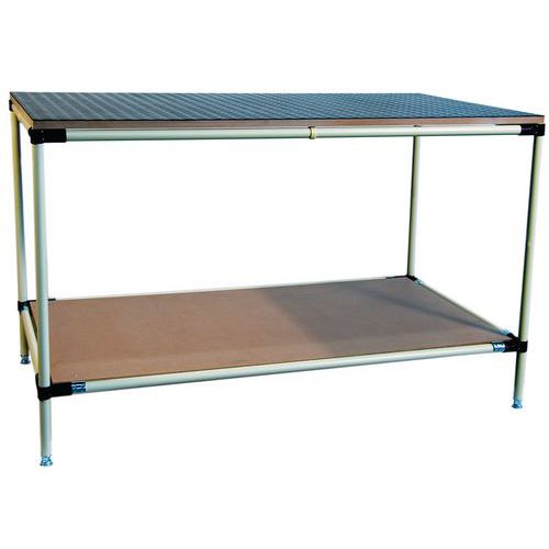 Banco da lavoro con piano in MDF   L1200 P600 H850,