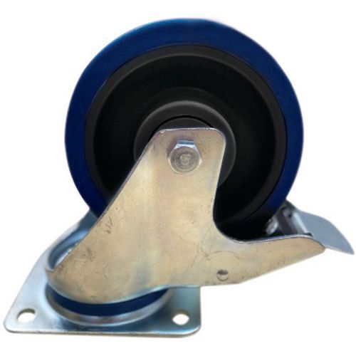 Rotella interasse EU fissa 6 gomma - 180kg,