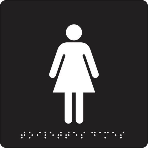 Cartello in braille - Toilette donne - Pavo,