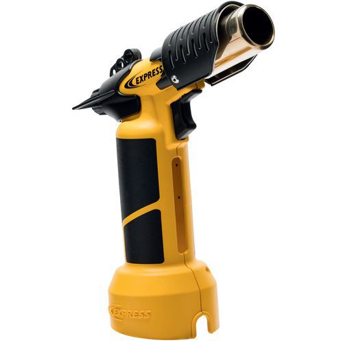 Pistola ad aria calda con cartuccia di gas e 2 ugelli,