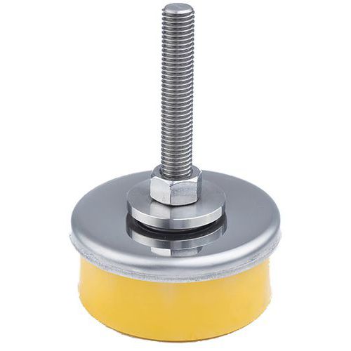 Piede inox Surosol d100 t.f. l.70mm m16,