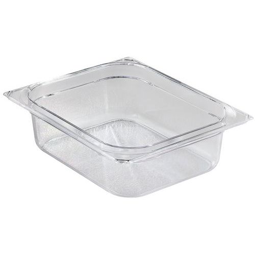 VASCHETTA IN POLICARBONATO TRASPARENTE GN 1/2 H 65,