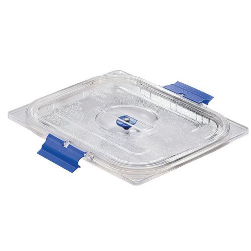 COPERCHIO A TENUTA IN POLICARBONATO GN 1/2,