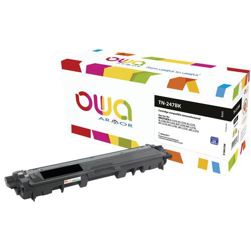 Toner ad alta capacità compatibile con Brother TN247 NOIR - OWA,