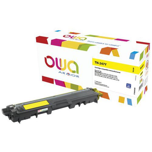 Toner alta capacità compatibile Brother TN247 JAUNE - OWA,