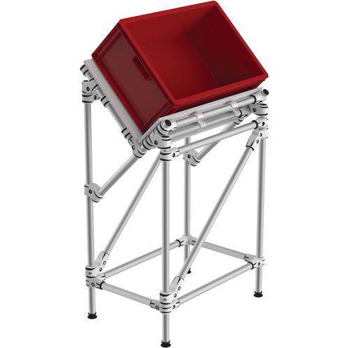 Rulliera per prelievo con struttura a V - 670x450x1090,