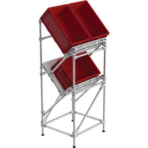 Rulliera per prelievo con struttura a V - 700x700x1740,