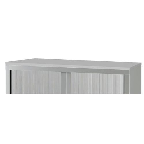 Top di finitura melaminico per armadio 100cm grigio chiaro,