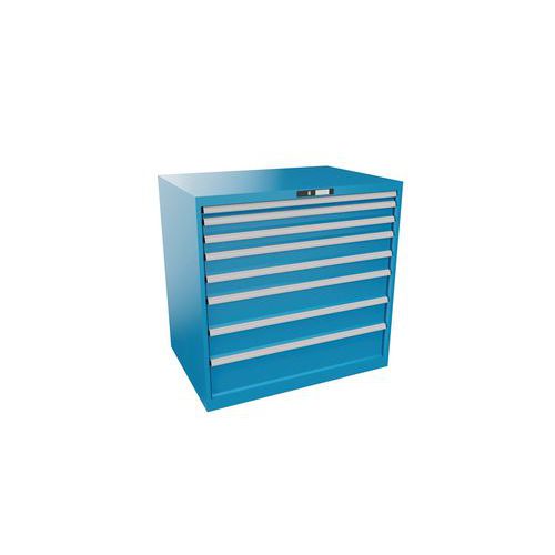 Armadio con 8 cassetti carico 200 kg LxP: 1.023 x 725 mm Con,