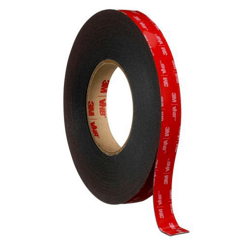Nastro VHB 5925F, nero, 12 mm x 33 m, 0,6 mm,